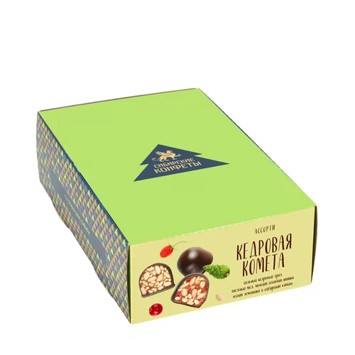 №2 Кедровая комета Ассорти (9429) (классика, клюква, шишка, земляника), 540г   в Верхней Пышме