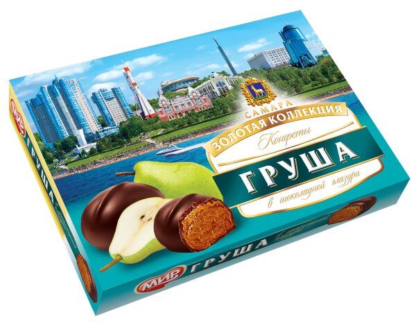 №2 КФ МИР Груша в шоколадной глазури 160г  в Верхней Пышме