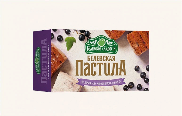 №2 Пастила  200г диетическая с ЧЁРНОЙ Смородиной, НОВЫЙ ФОРМАТ (4*50г)   в Верхней Пышме