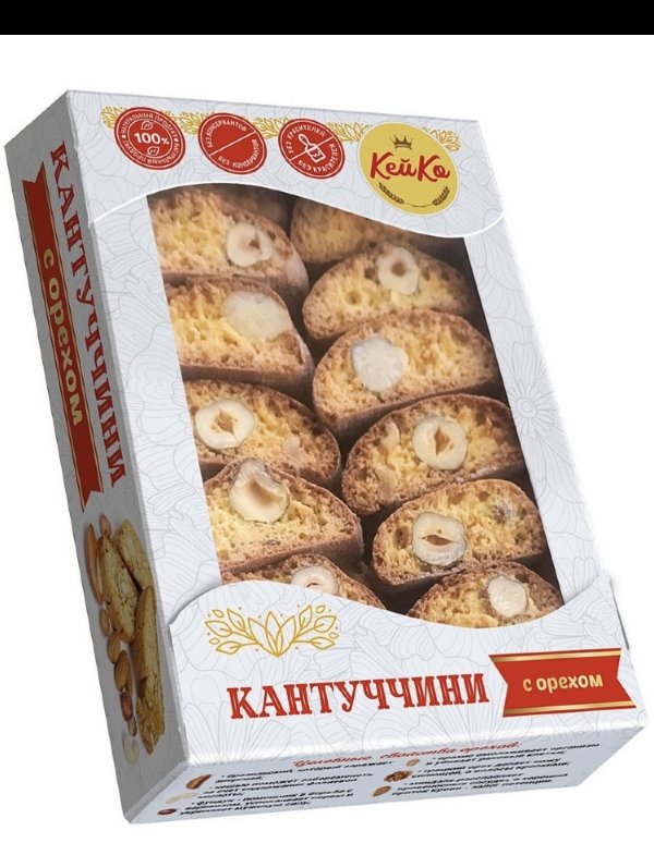 №3 Кей Ко Кантуччини с орехом, 200г    в Верхней Пышме