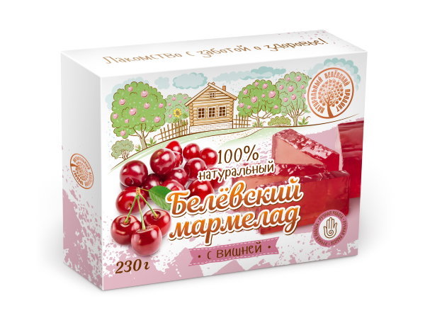 №2 Мармелад белевский "Вишня" 230г в Верхней Пышме
