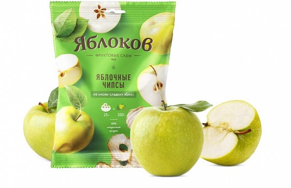 №2 Яблочные чипсы из кисло-сладких яблок 25г в Верхней Пышме