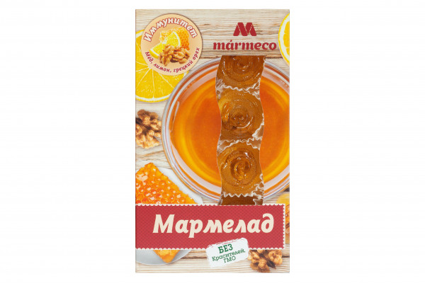 №2 Мармелад "Иммунитет"  Мёд, лимон, грецкий орех, 180г  в Верхней Пышме